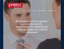 Tablet Screenshot of bardeli.pl